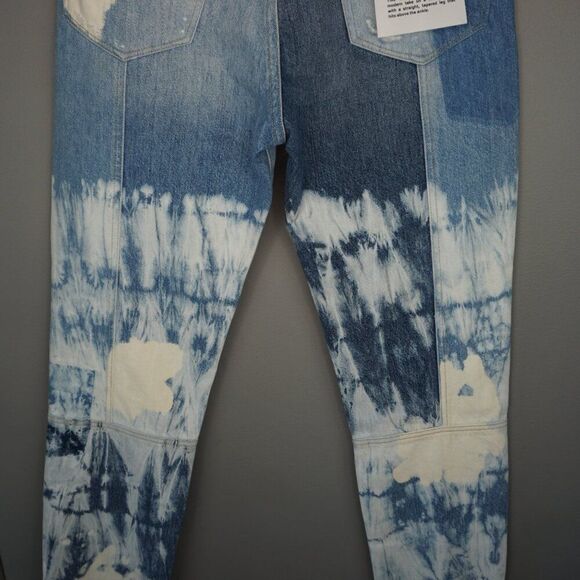 New Frame Le Original Bleached High Waist Straight Leg Jeans in Fresco size 26 - Picture 12 of 15